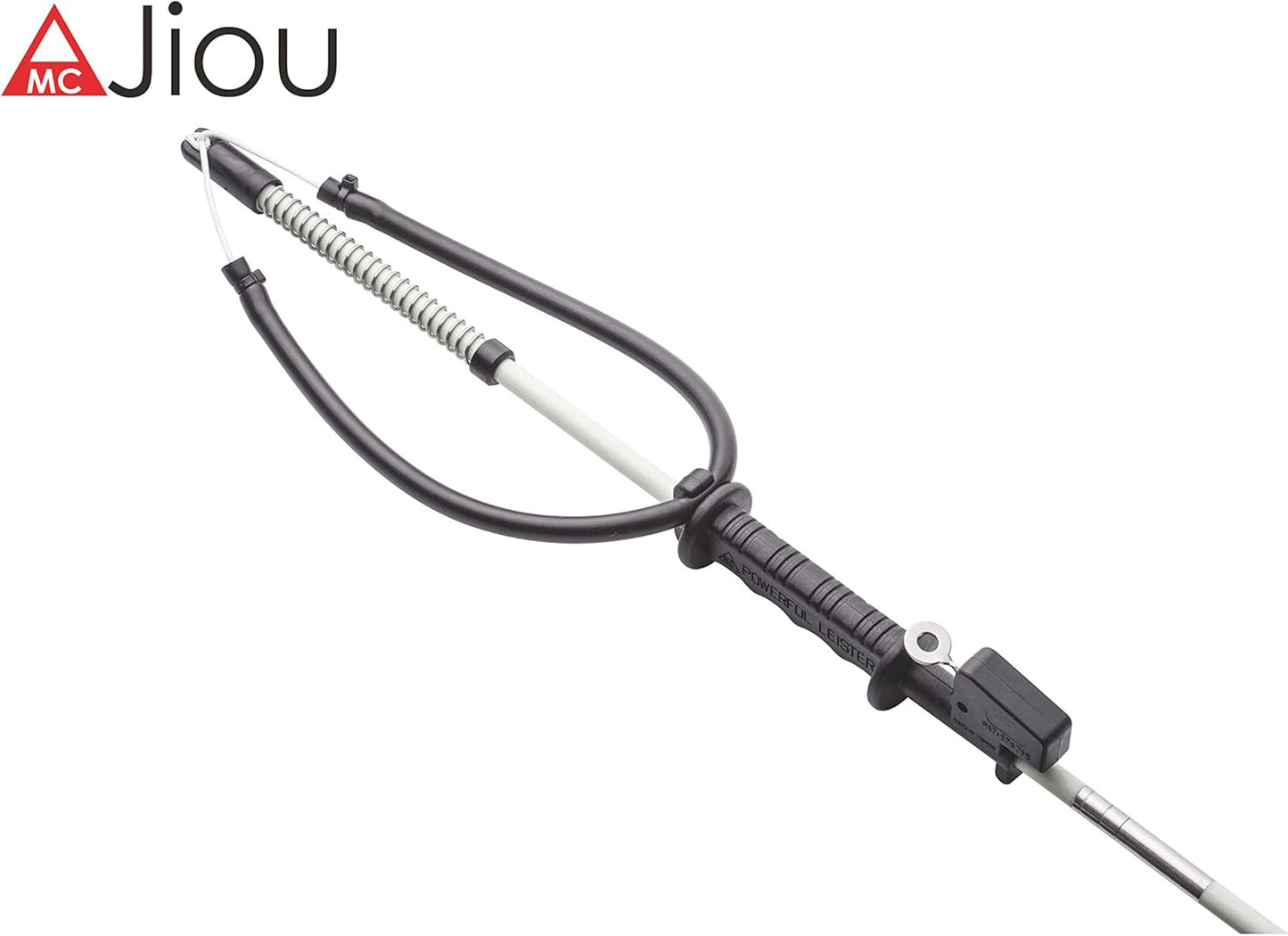 A MC JIOUFishing Pole Spear Trigger Glass Fiber 5.5' Travel 3 Pieces Hawaiian Sling with 2 Tips and Bag